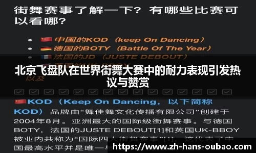 北京飞盘队在世界街舞大赛中的耐力表现引发热议与赞赏